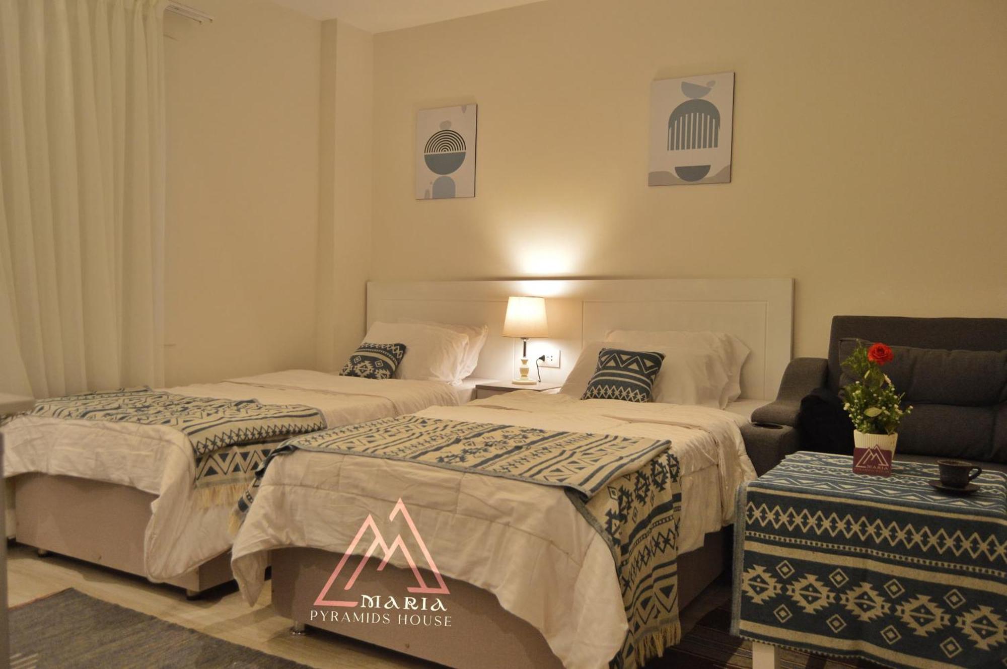 Отель Maria Pyramids House Kafrat al Jabal Экстерьер фото
